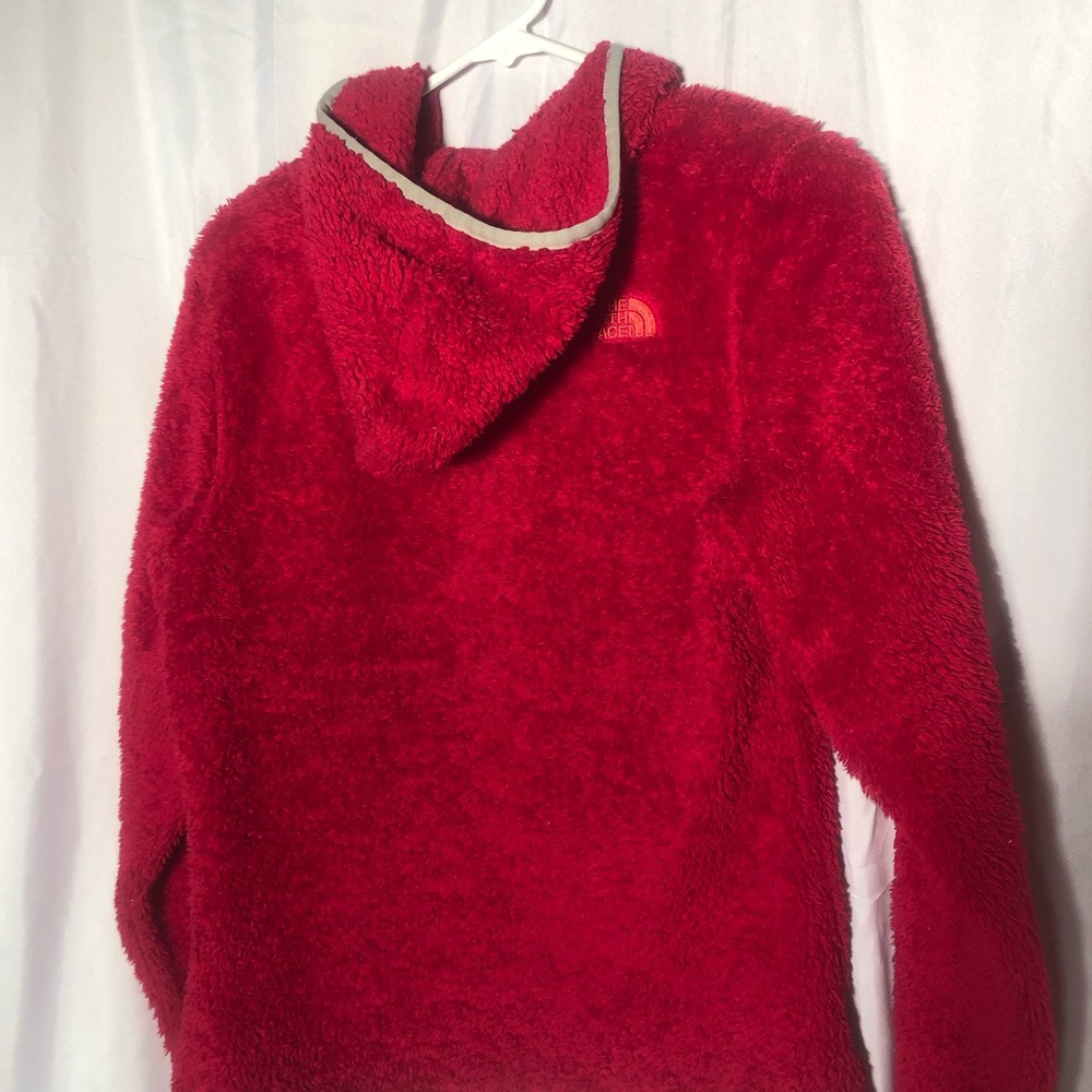 💗 The North Face Fuschia/Pink Fluffy Fleece Jacket - Picture 4 of 4